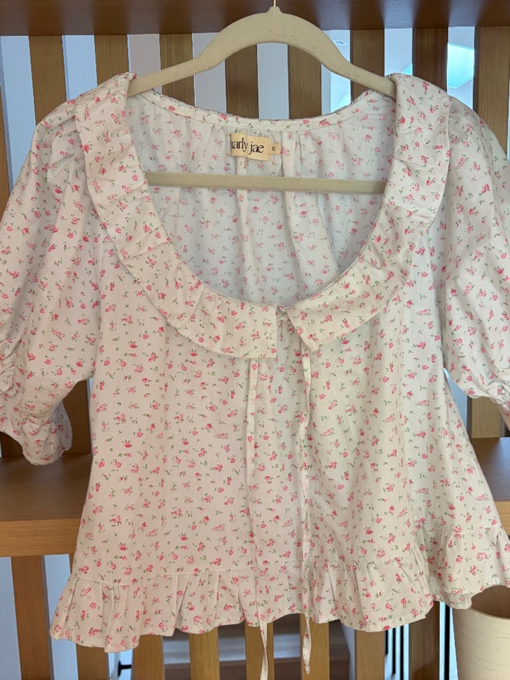Harly Jae Doll Blouse - Rose Floral - xsmall